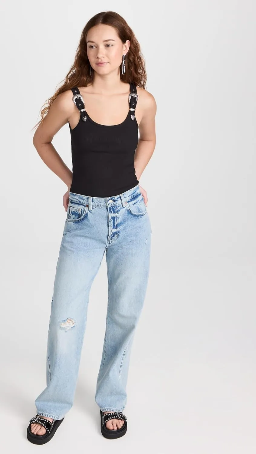 Pixie Market Women's Owen Western Belt Tank Top