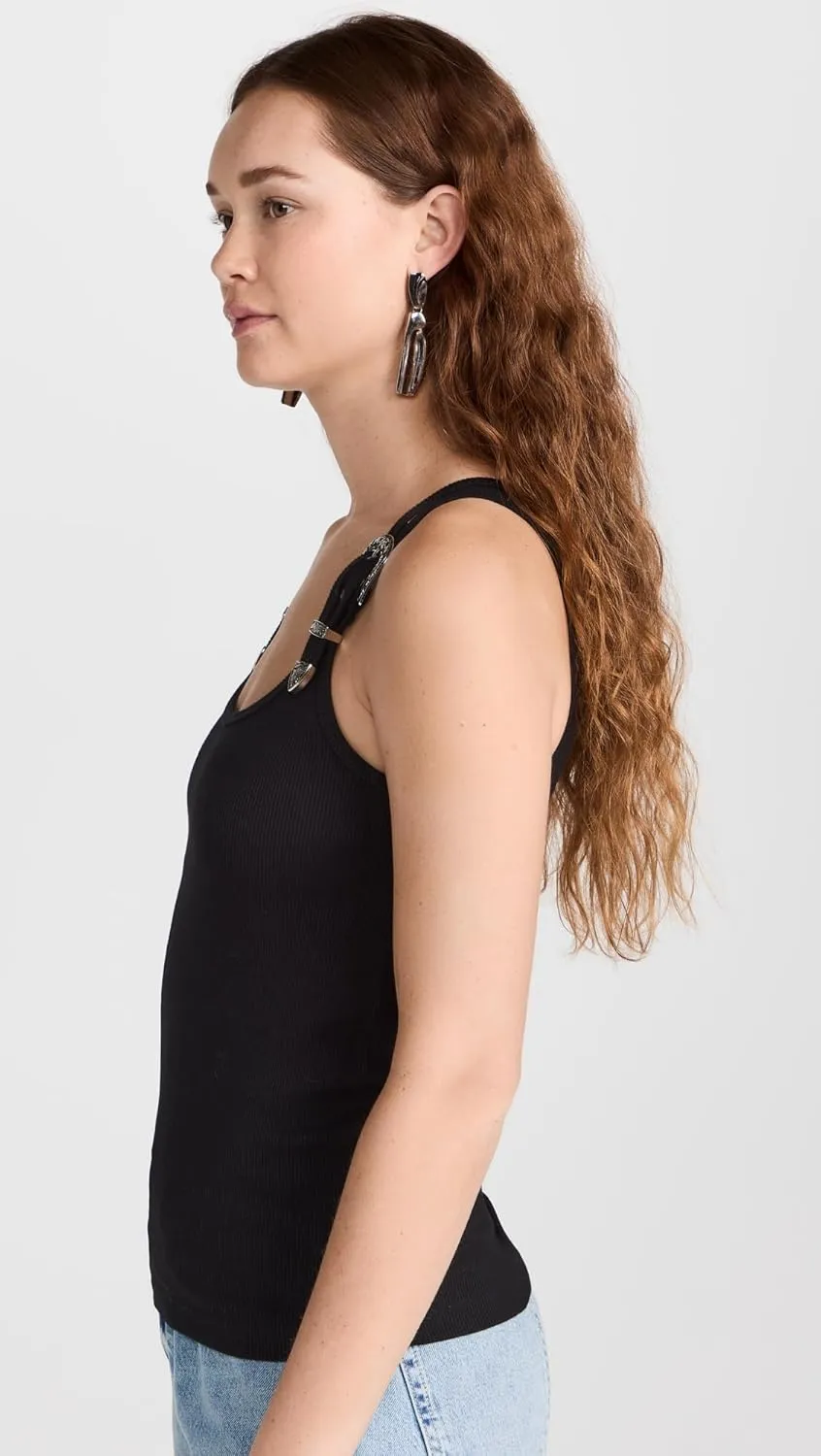 Pixie Market Women's Owen Western Belt Tank Top