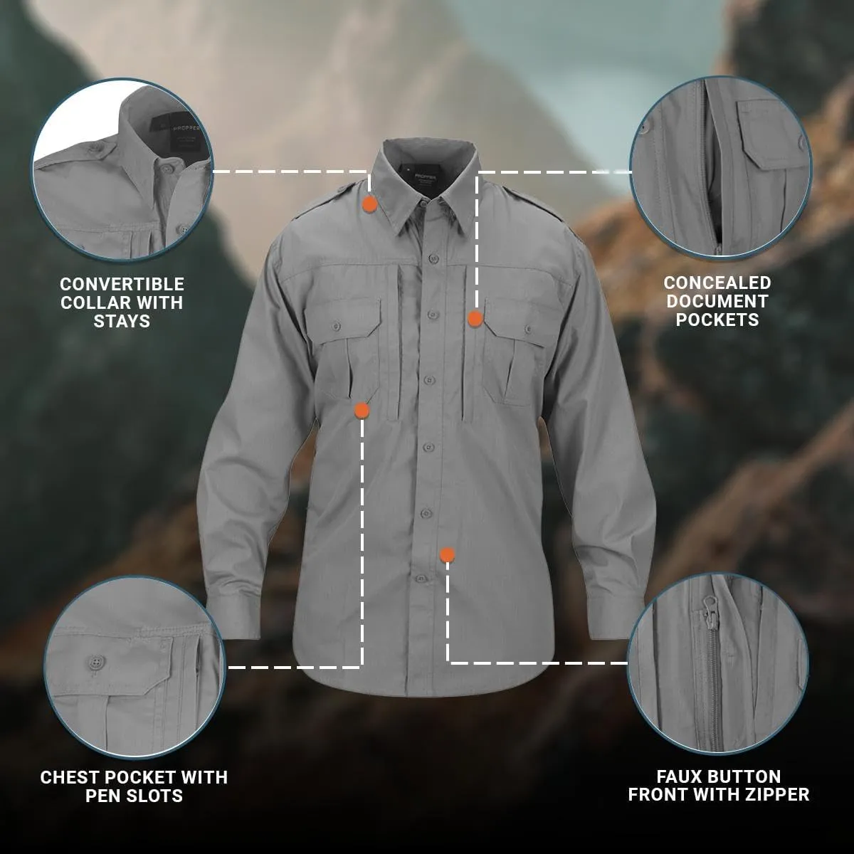 Propper Men's Long Sleeve Tactical Shirt