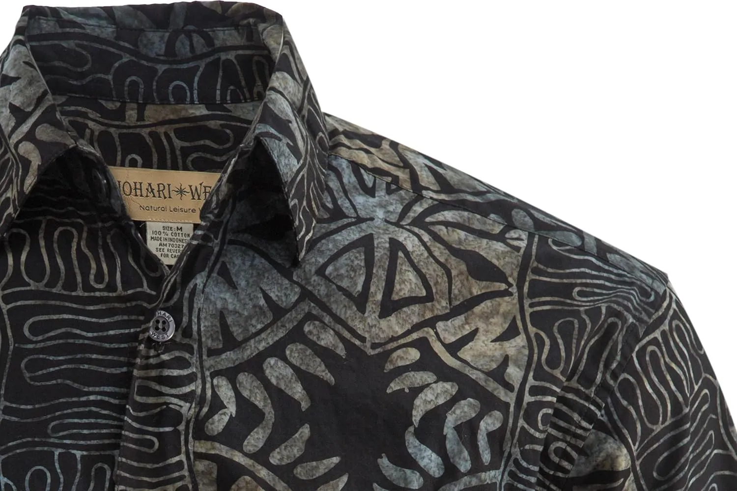 Purple Dusk Tropical Hawaiian Batik Shirt