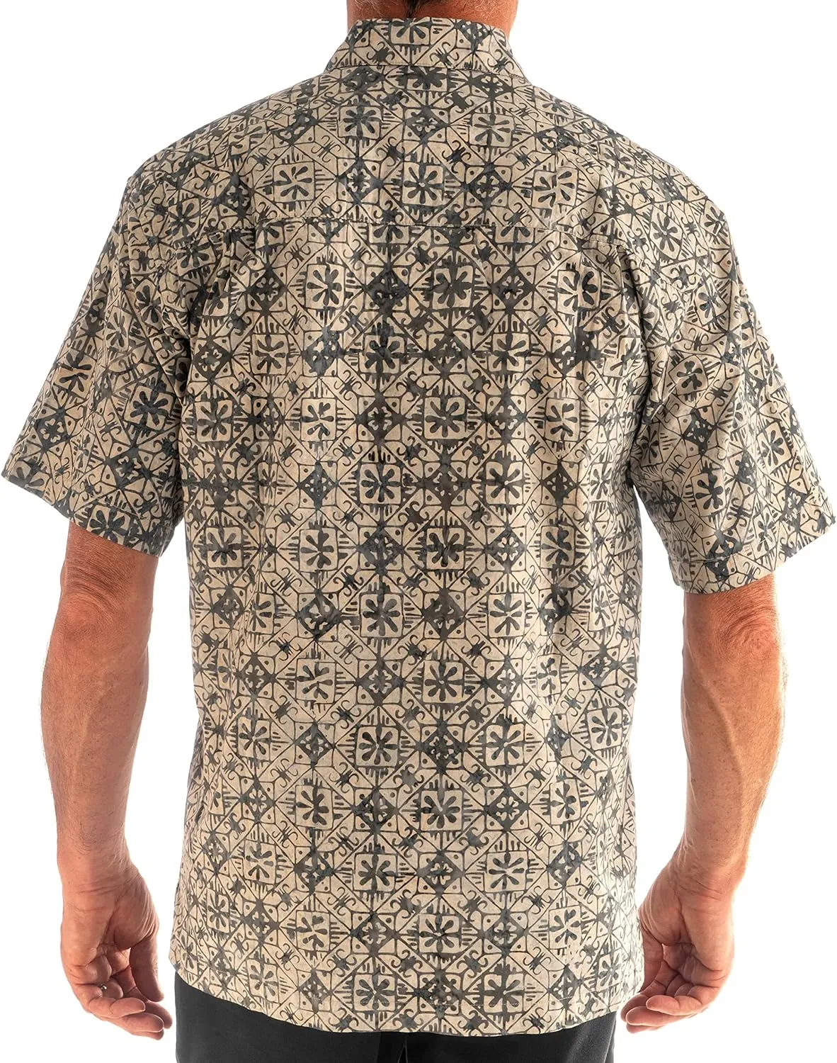 Purple Dusk Tropical Hawaiian Batik Shirt