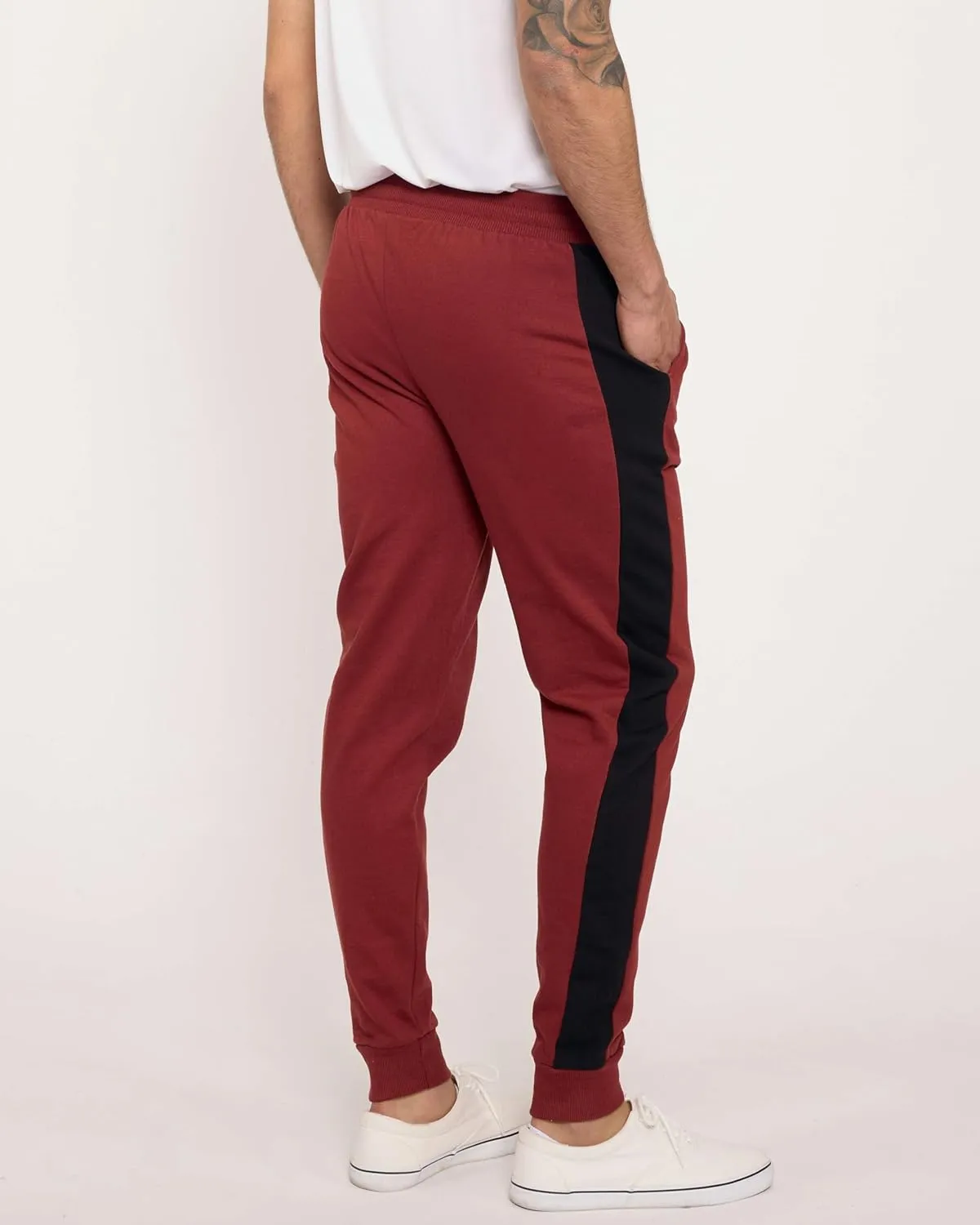 Real Essentials 3 Pack: Men's Tech Fleece Ultra-Soft Jogger Athletic Sweatpants with Pockets (Available in Big & Tall)