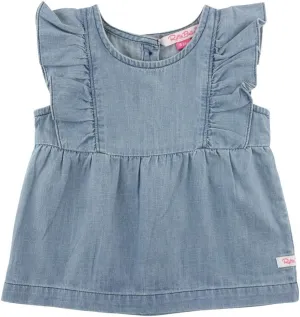 RuffleButts Baby/Toddler Girls Tank Top w/Flower