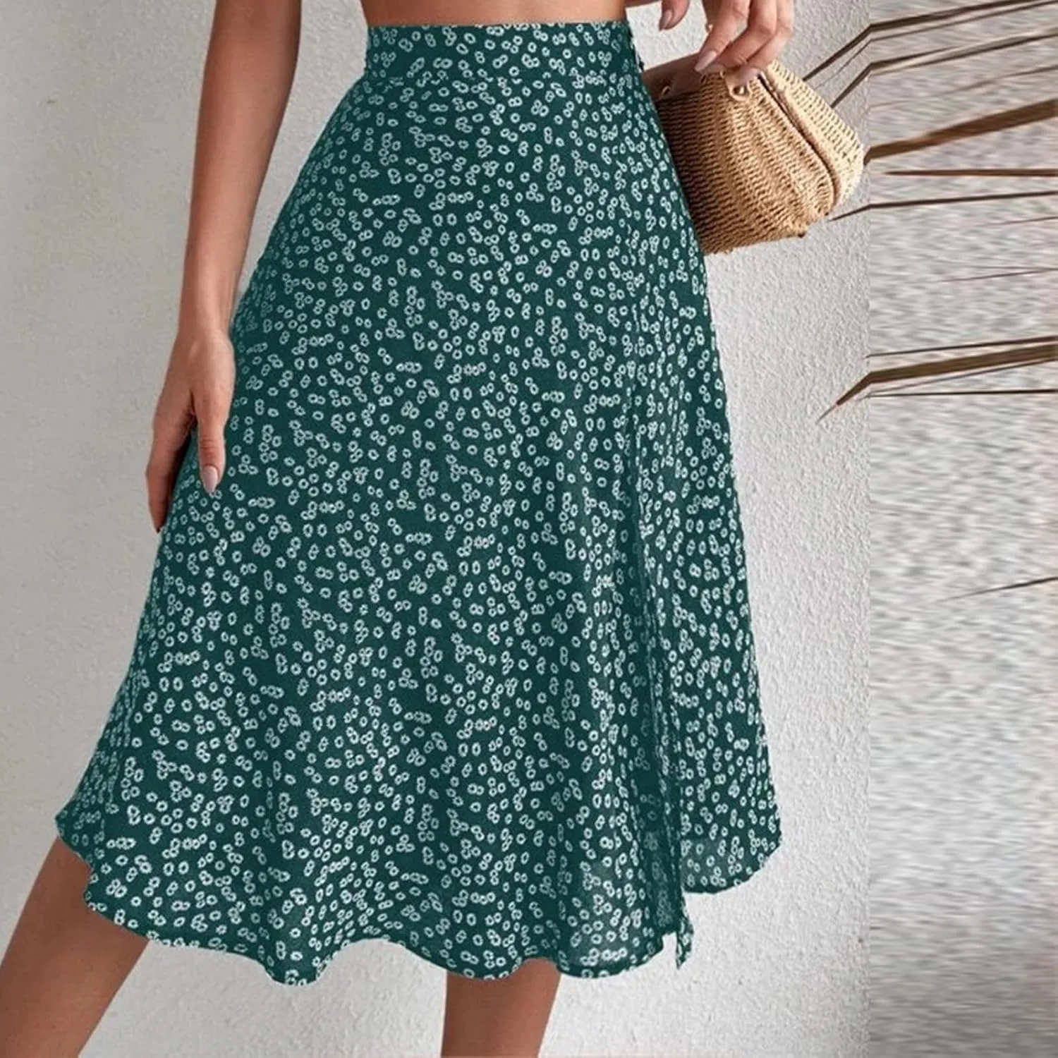 Skirts for Women Trendy 2025 Summer Boho A Line Western Skirt Casual Resort Wear