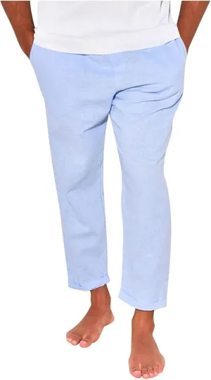 Summer Men's Cotton and Linen Thin Casual Sports Pants 2025