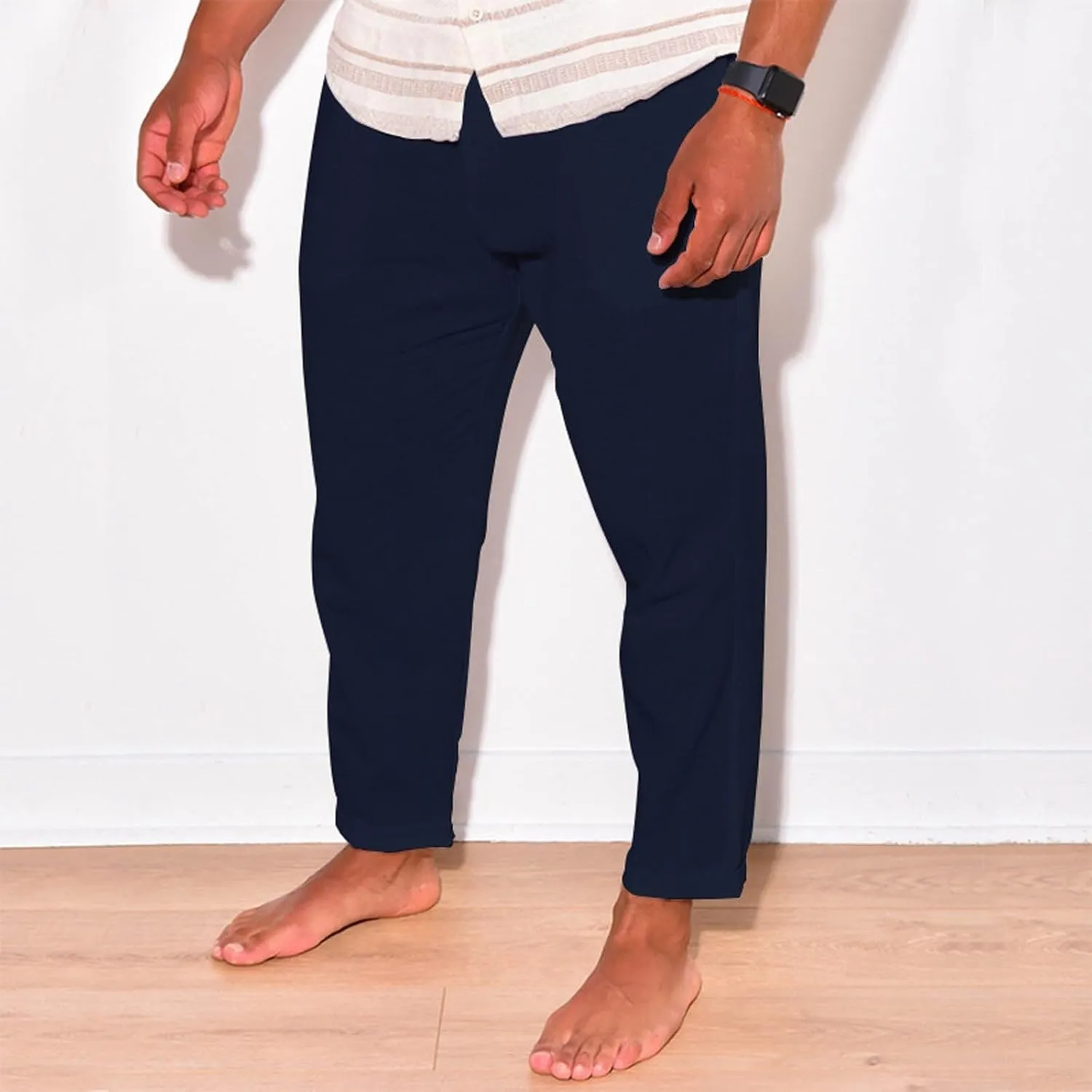 Summer Men's Cotton and Linen Thin Casual Sports Pants 2025