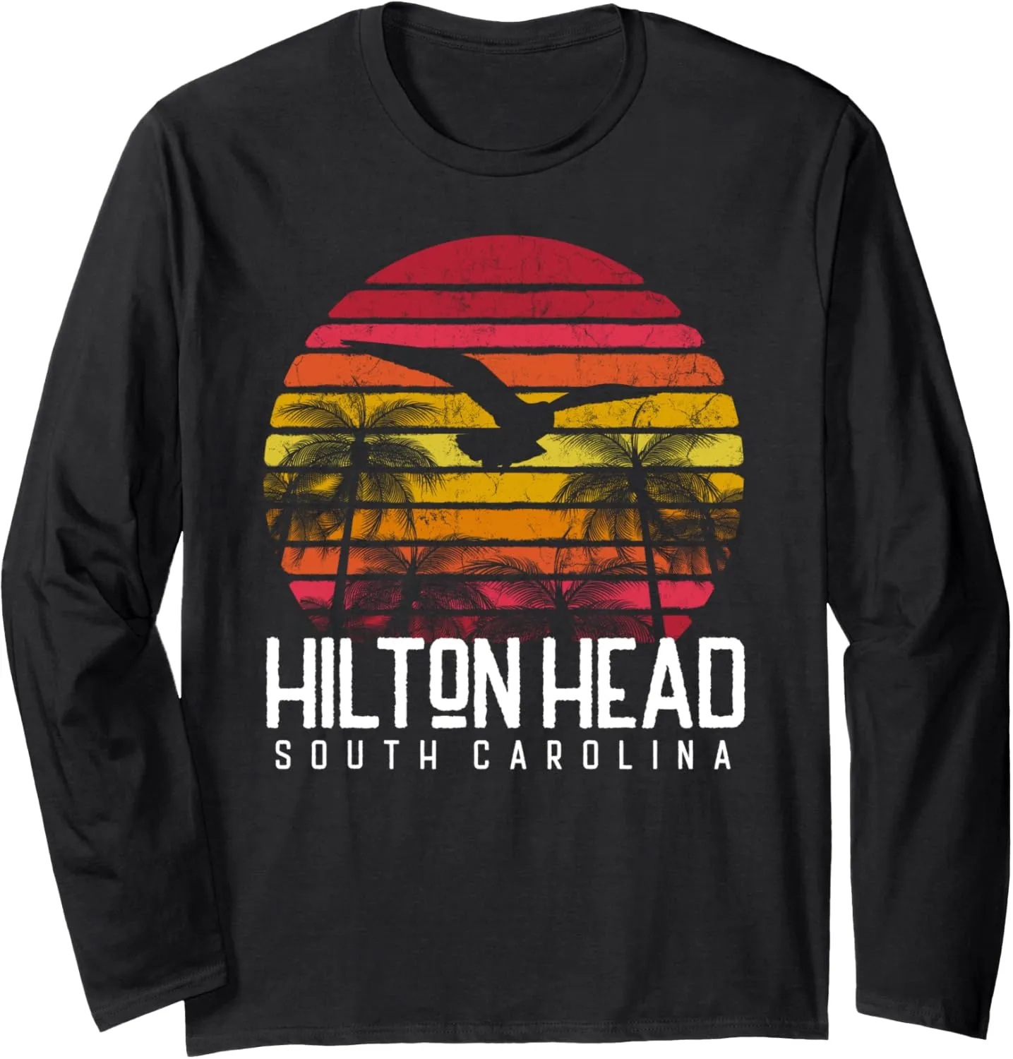 Swim Sunset Long Sleeve T-Shirt