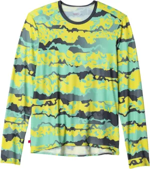 Terry Cycling Jersey Mens Soleil Long Sleeve Bike Top, UPF 50  Sun Top, Moisture Wicking, Quick Dry Hiking Biking Shirt