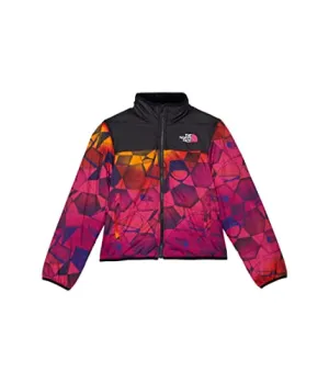 THE NORTH FACE Girls' Reversible Mossbud Swirl Jacket, Pink Expedition, Medium