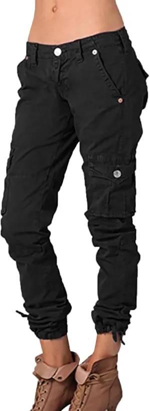 Wide Leg Pants Casual Trousers Belt Casual Zipper Pocket Without Design Color Yoga Pants Womens Cargo Pants Y2K