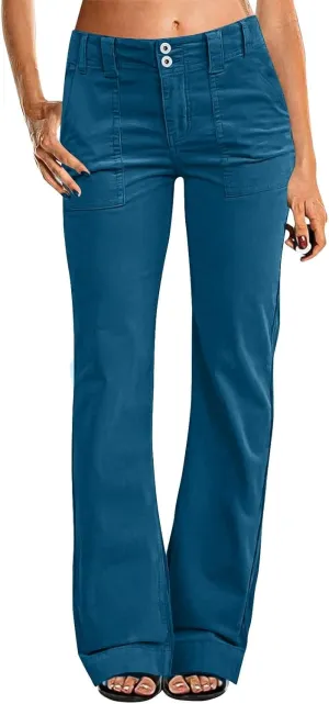 Wide Leg Pants for Women, Wide Leg Straight Oversized Pants High Waisted