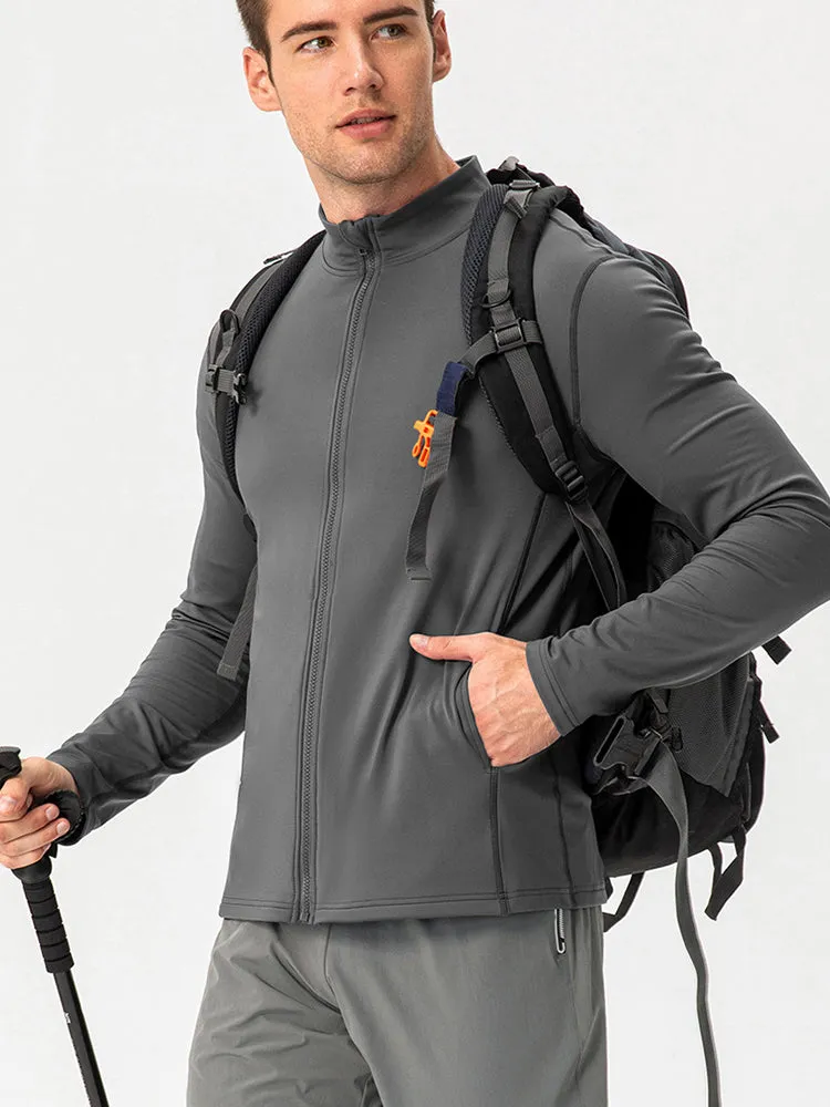 Windproof and Fluff Warm Training Coat for Men