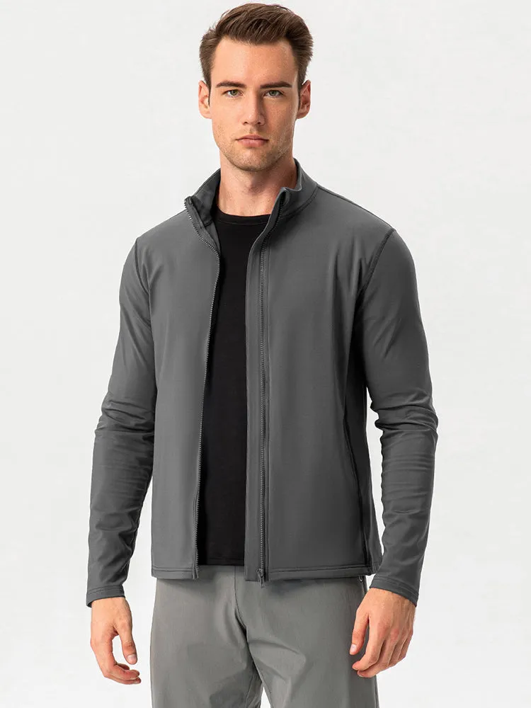 Windproof and Fluff Warm Training Coat for Men