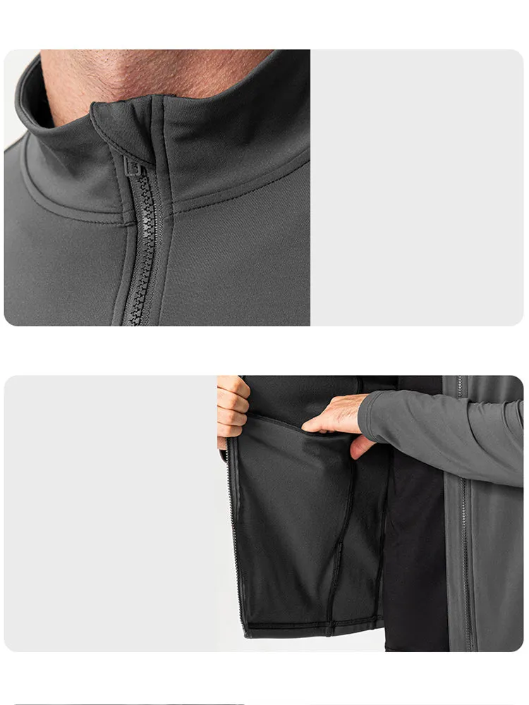 Windproof and Fluff Warm Training Coat for Men