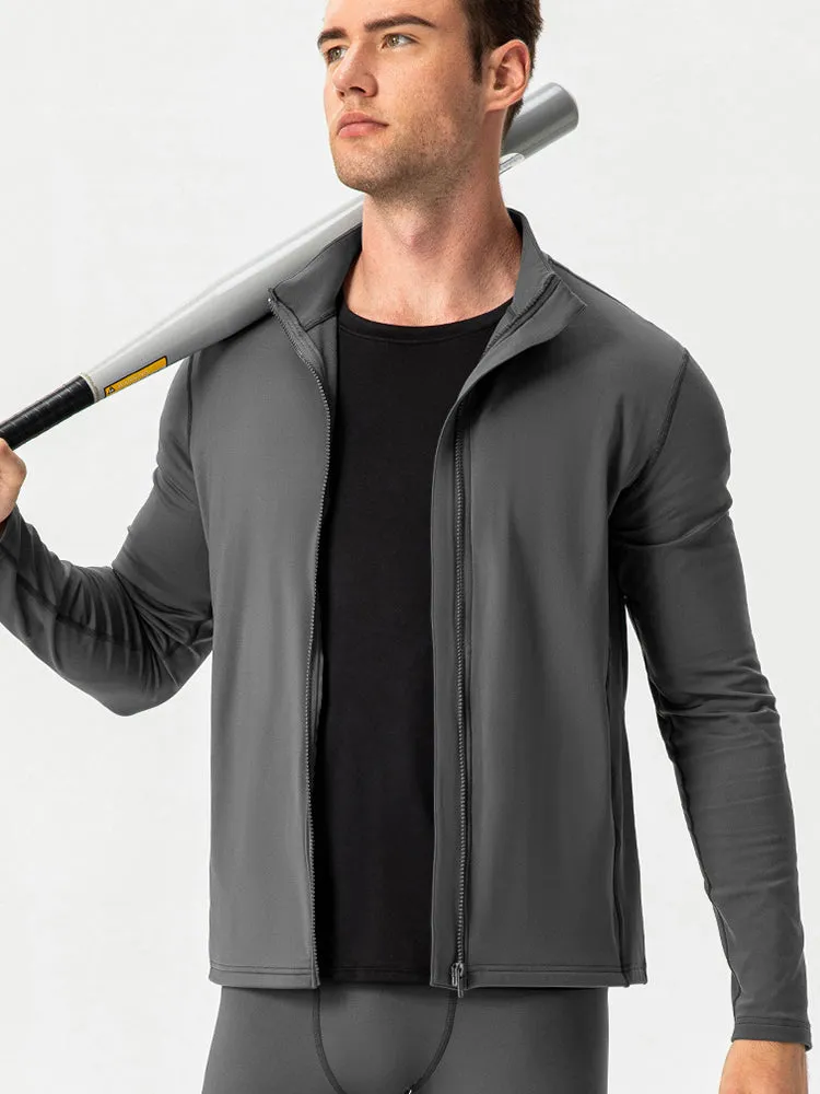 Windproof and Fluff Warm Training Coat for Men
