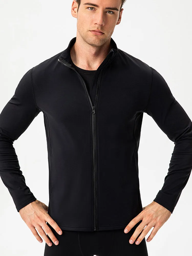 Windproof and Fluff Warm Training Coat for Men