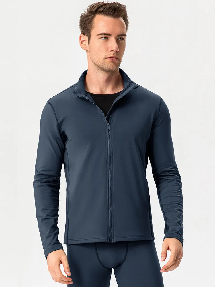 Windproof and Fluff Warm Training Coat for Men
