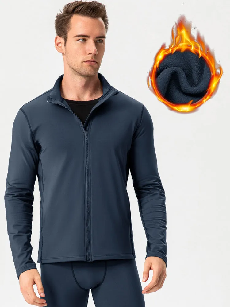 Windproof and Fluff Warm Training Coat for Men