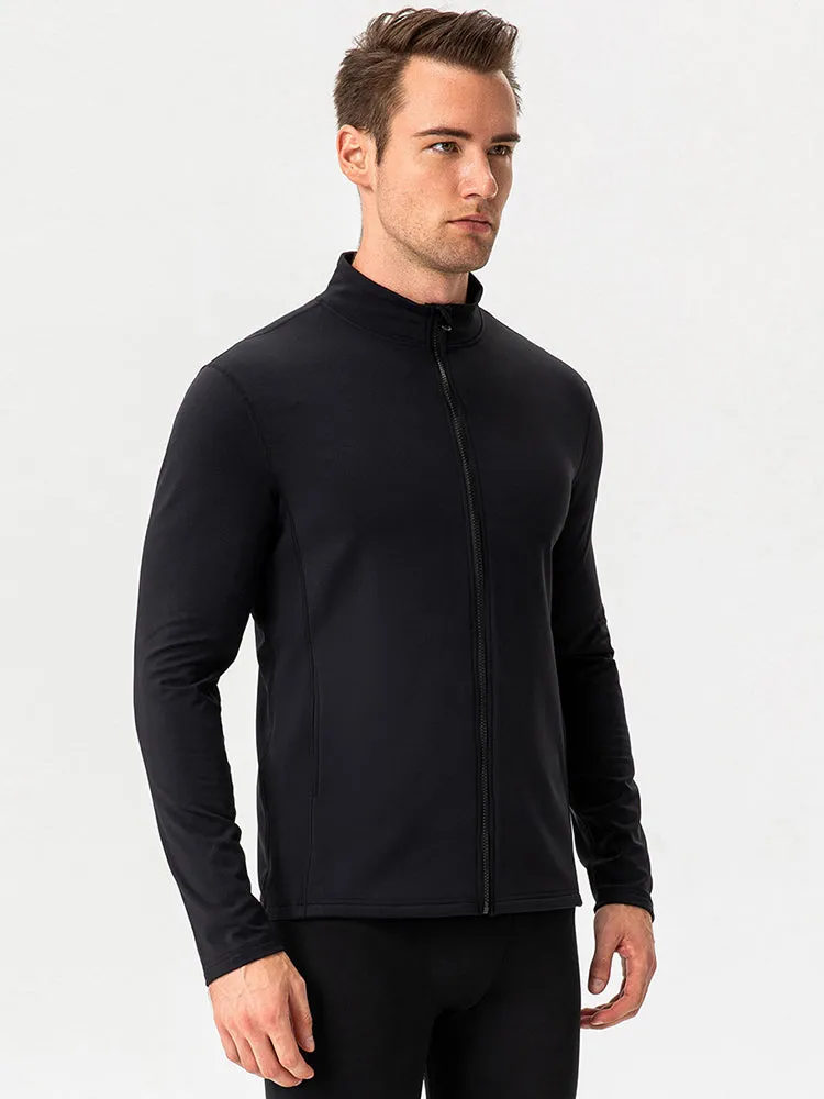 Windproof and Fluff Warm Training Coat for Men