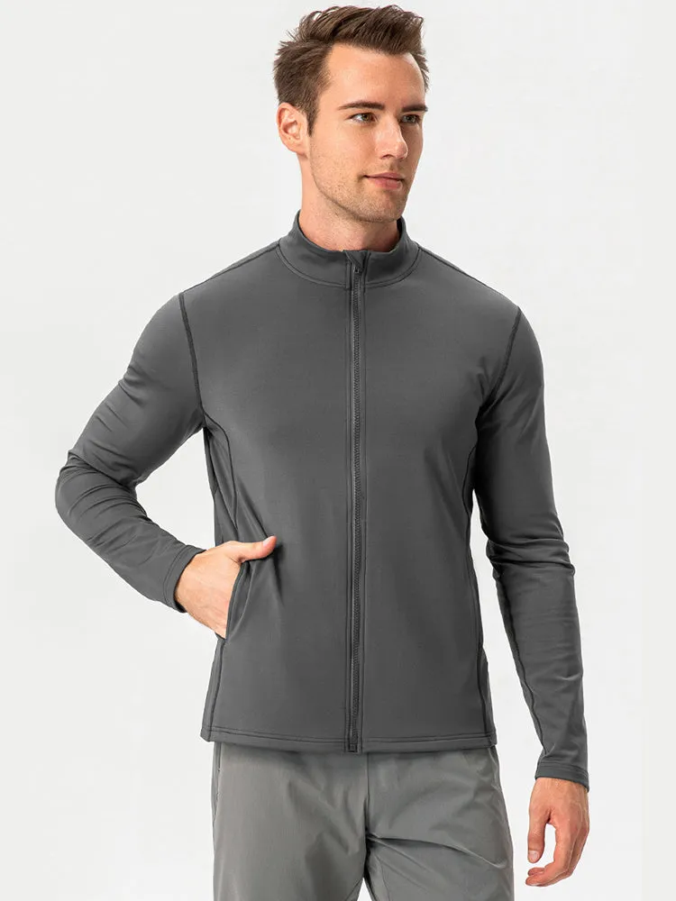 Windproof and Fluff Warm Training Coat for Men