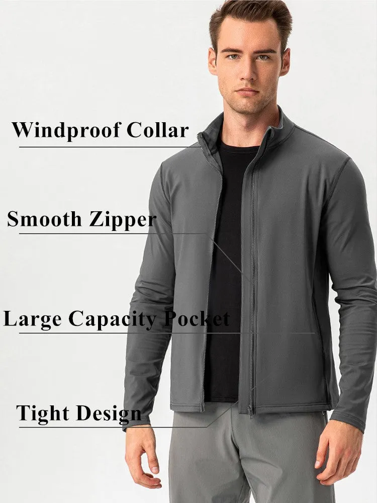 Windproof and Fluff Warm Training Coat for Men