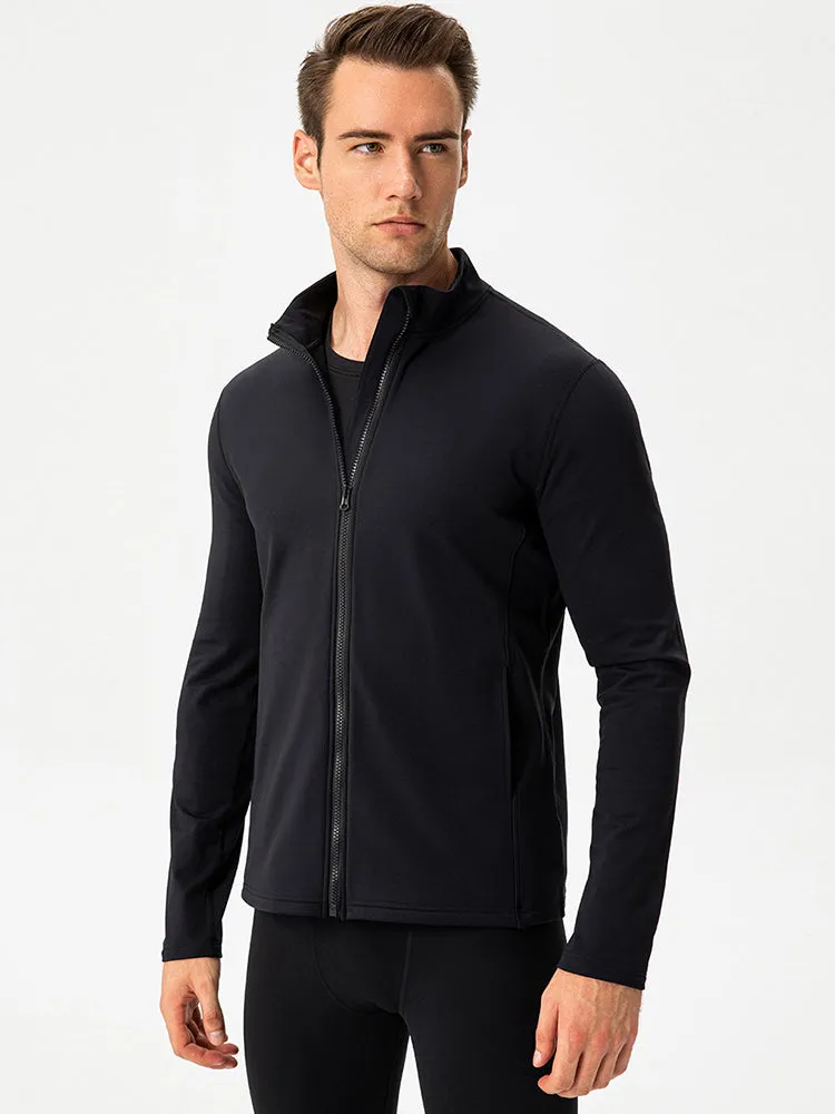 Windproof and Fluff Warm Training Coat for Men