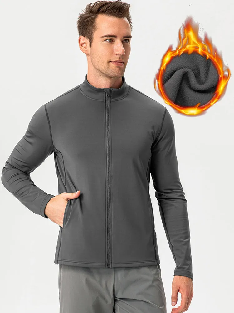 Windproof and Fluff Warm Training Coat for Men