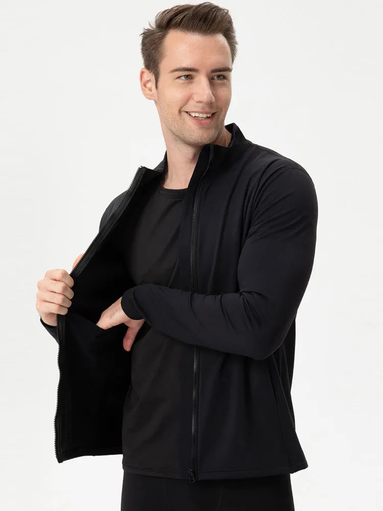 Windproof and Fluff Warm Training Coat for Men