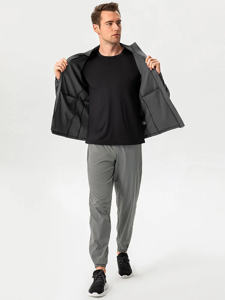 Windproof and Fluff Warm Training Coat for Men