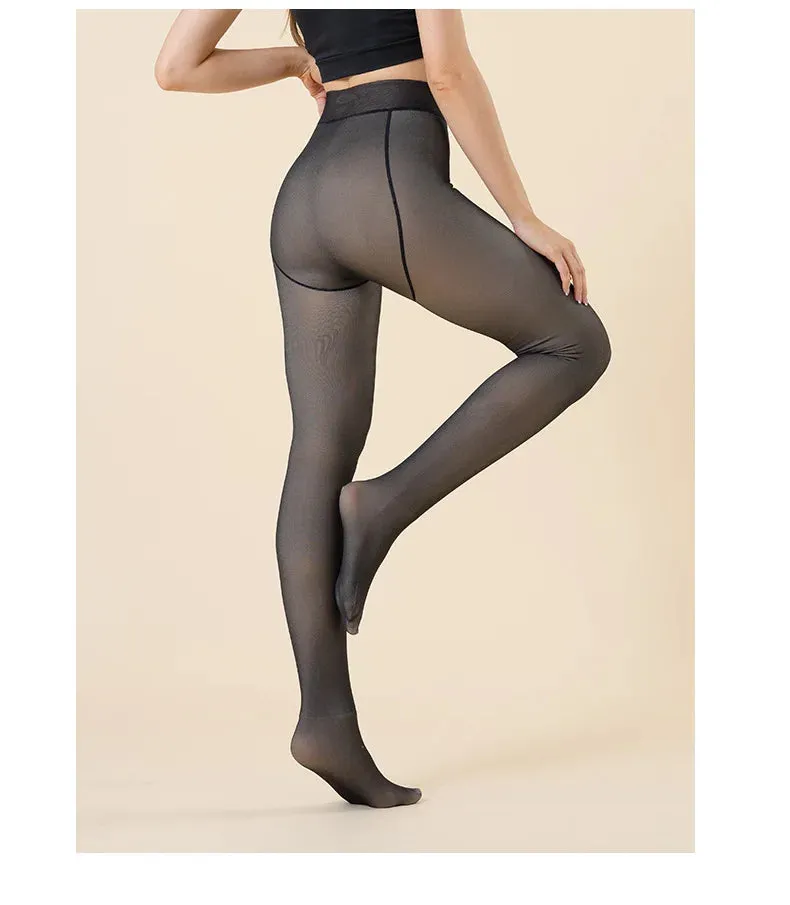 Winter Fleece Lined Women's Tights