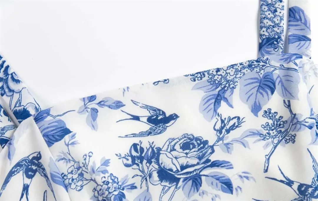 Women Adjusts Camisole Tank Floral Print Slim Top