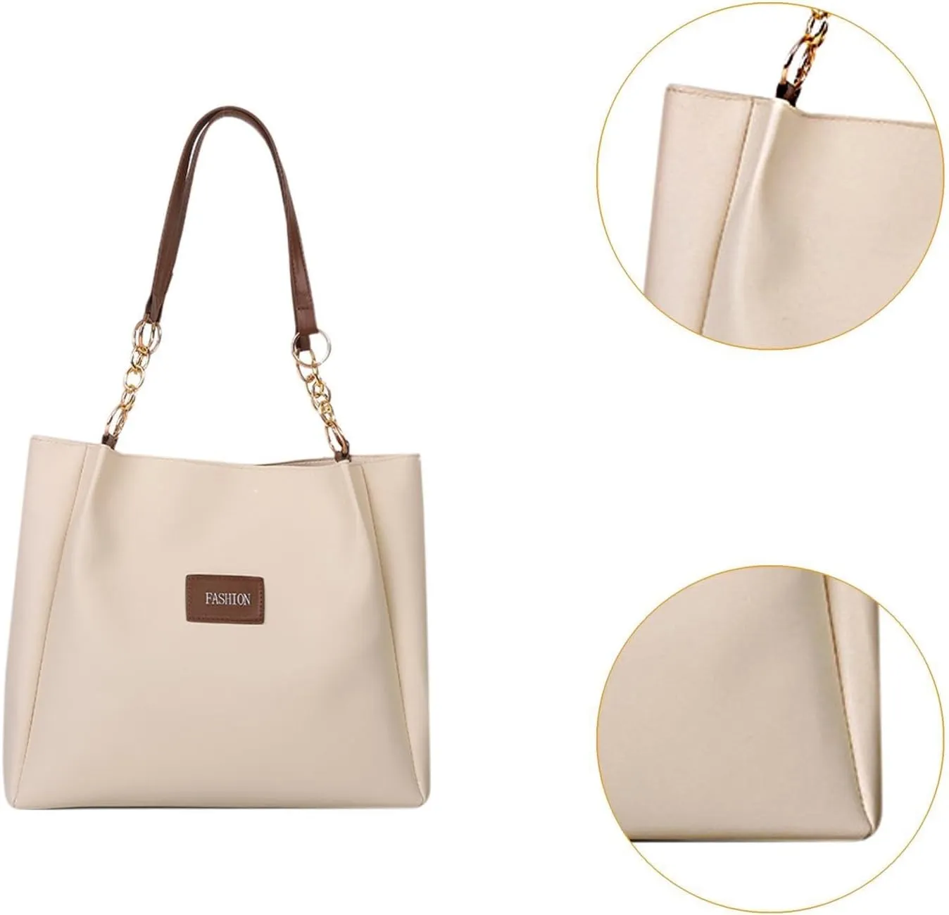 Women Tote Bag PU Leather Shoulder Bag Lightweight Satchel Bag for Party