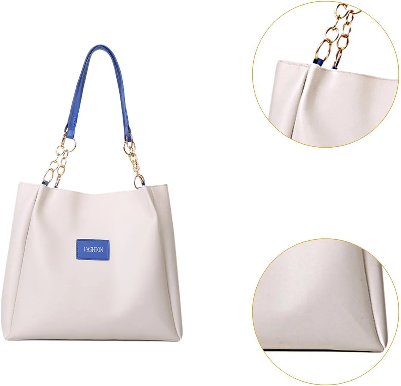 Women Tote Bag PU Leather Shoulder Bag Lightweight Satchel Bag for Party