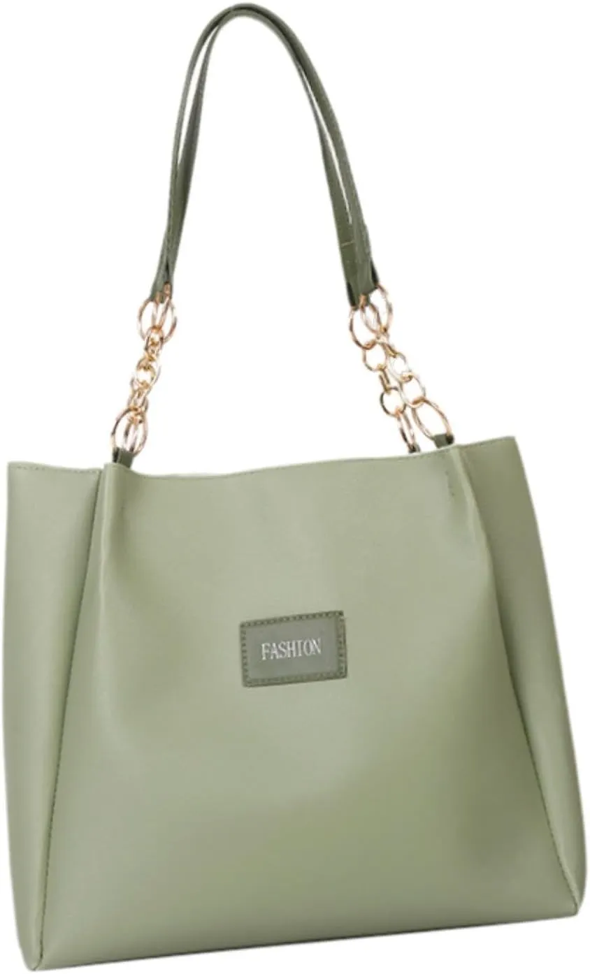 Women Tote Bag PU Leather Shoulder Bag Lightweight Satchel Bag for Party