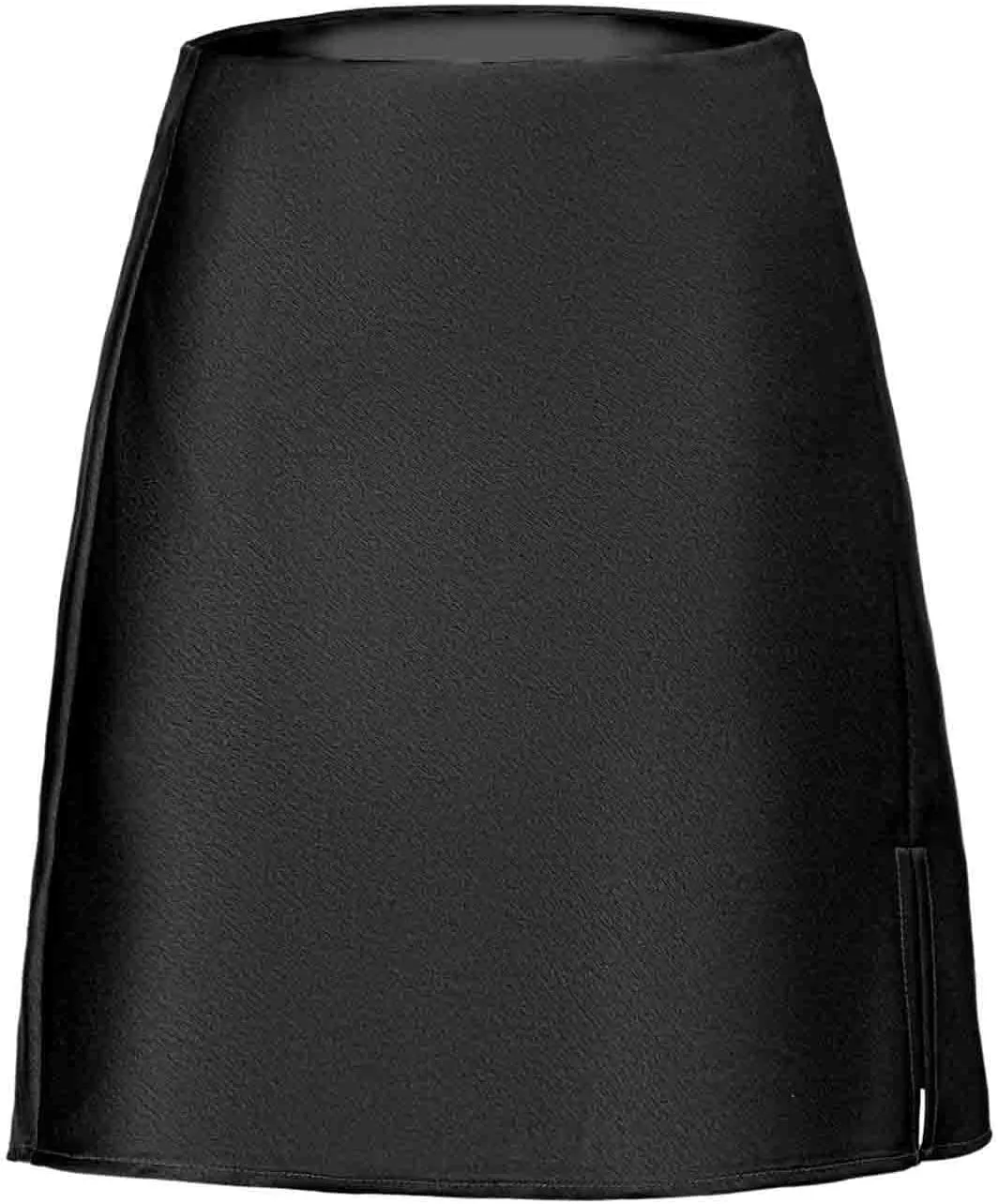Women's 2025 Summer Side Slit High Waisted Mini Skirt Satin Side Split Bodycon Short Skirt Casual A-Line Party Skirt