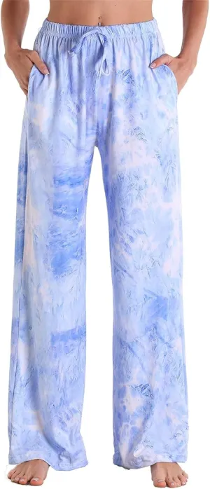 Women's Autumn and Winter New Home Casual Sports Pocket Checkered Printed Straight Pants