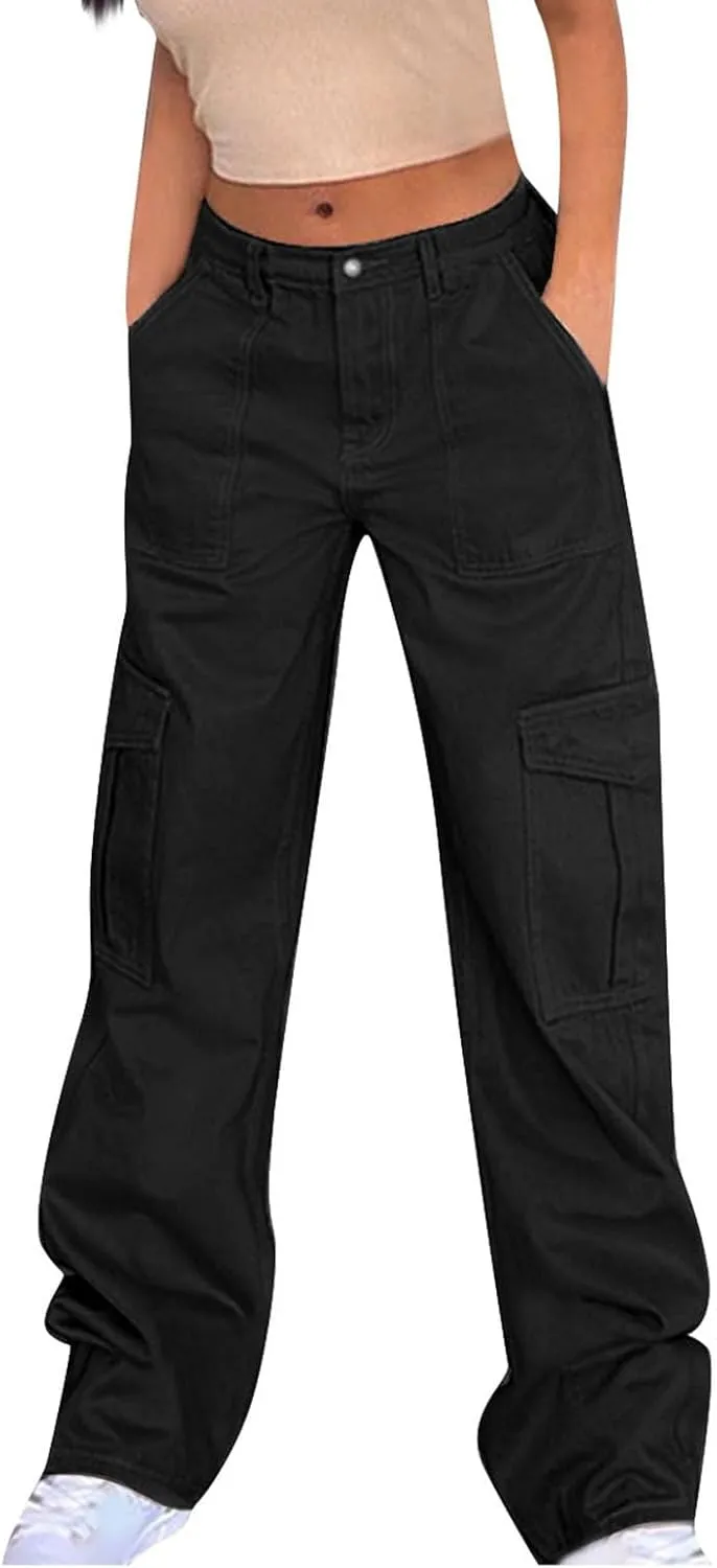 Women's Cinch Bottom Sweatpants High Waisted Casual Workout Athletic Baggy Joggers Lounge Pants with Pockets