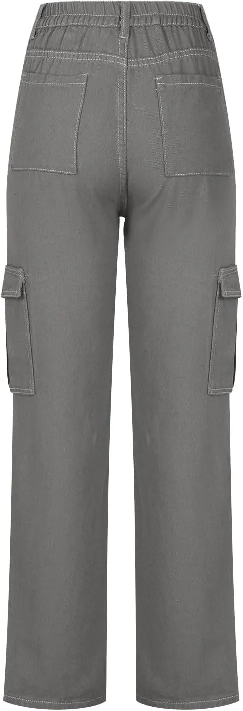 Women's Cinch Bottom Sweatpants High Waisted Casual Workout Athletic Baggy Joggers Lounge Pants with Pockets