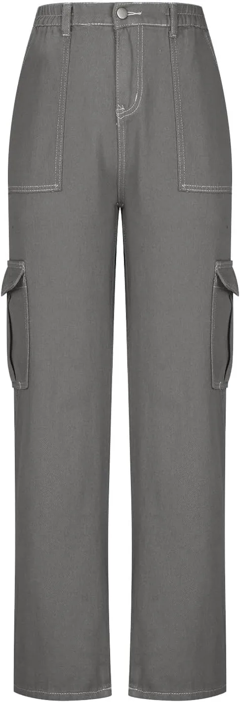 Women's Cinch Bottom Sweatpants High Waisted Casual Workout Athletic Baggy Joggers Lounge Pants with Pockets