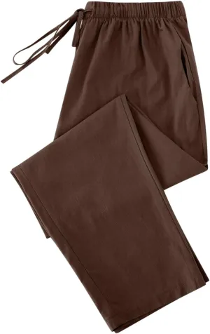 Women's Cotton Linen Summer Pants Wide Leg Casual Drawstring Elastic Pants Fashion Solid Color Trousers with Pockets
