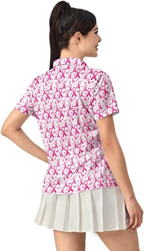 Womens Golf Shirts Moisture Wicking Golf Polo Shirts Quick Dry Short Sleeve for Women Tennis Shirts