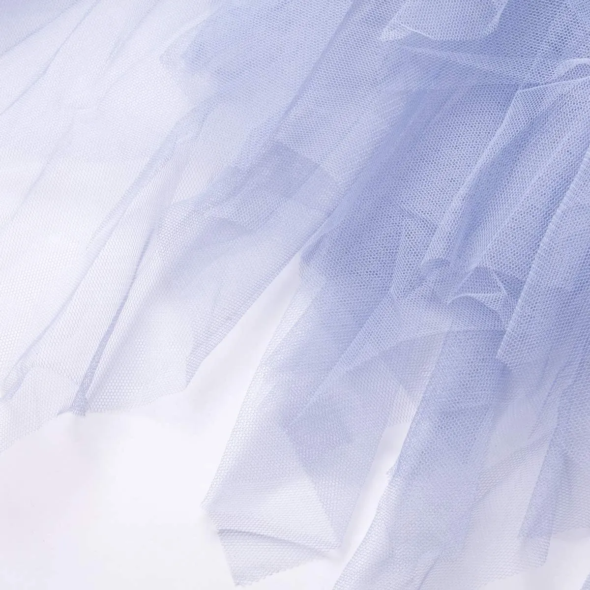Women's Mesh Tulle Skirt Irregular Layered Pleated Ballet Multilayer Asymmetric Midi Tutu Underskirt Streetwear