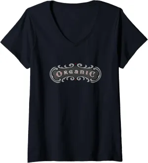 Womens Organic V-Neck T-Shirt