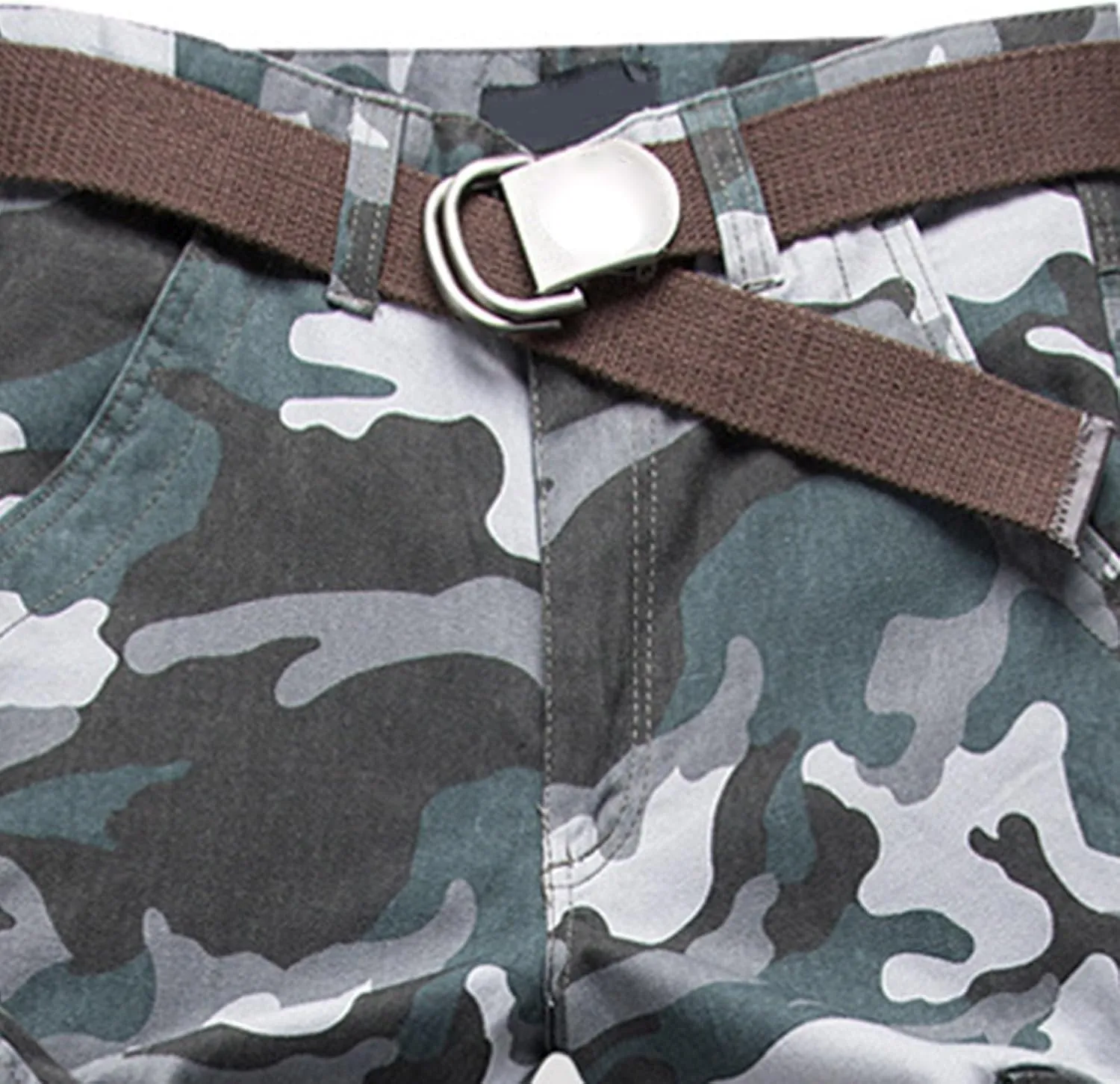 Work Pants for Men Cargo Trousers Hiking Pants 8 Pocket Plain Comfort Breathable Outdoor Mens Sweatpants with Baggy